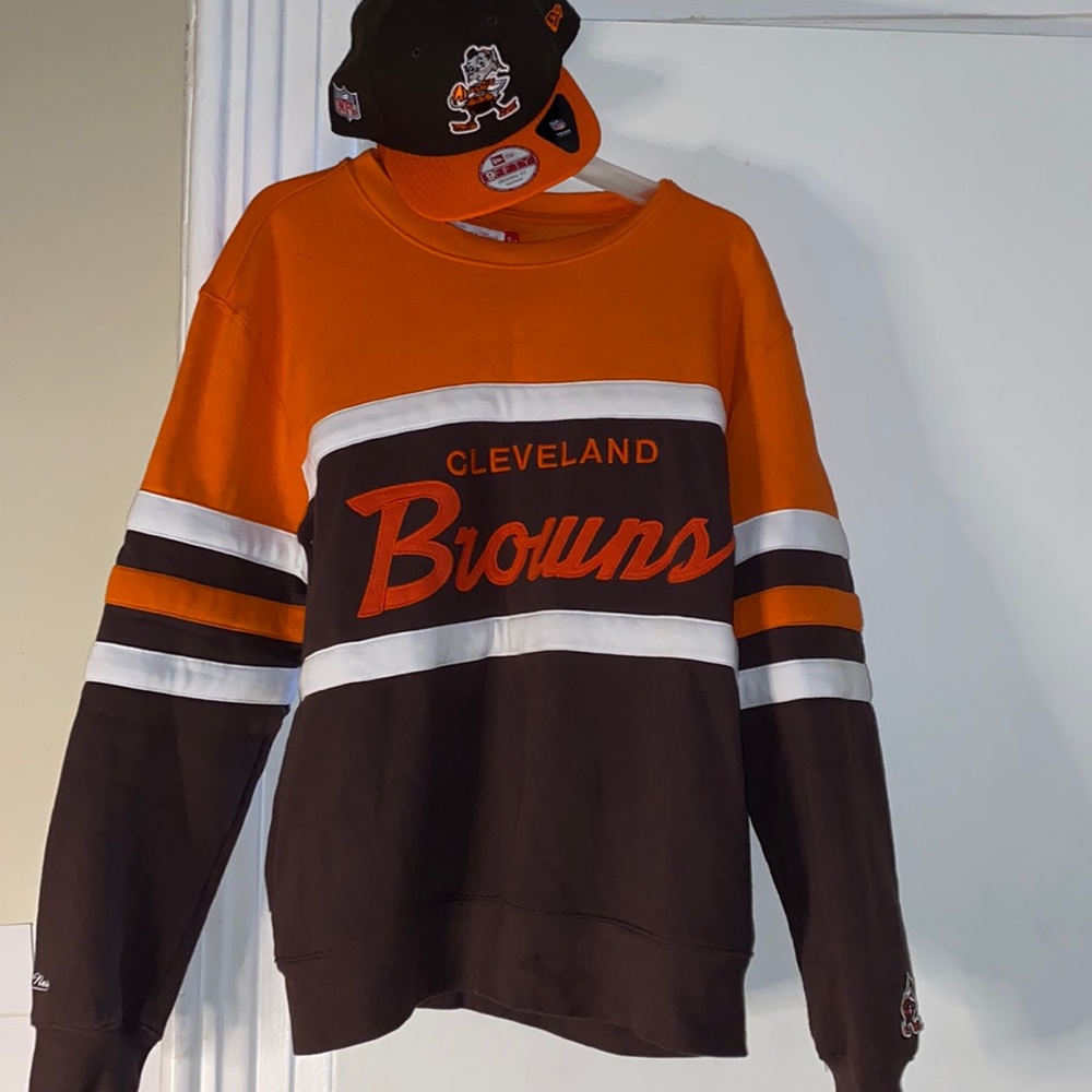 Cleveland Browns Sweatshirt/ Shapback